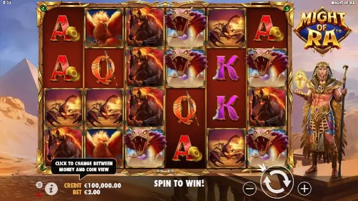 Might of Ra Slot — screenshot