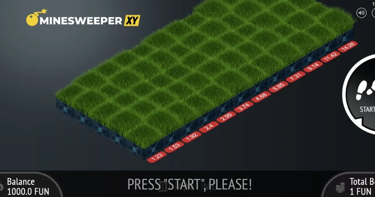 Minesweeper XY Crash Game — screenshot