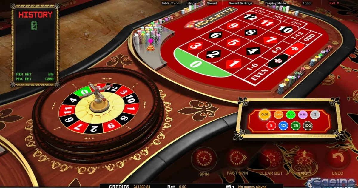 Mini Roulette 3D — screenshot