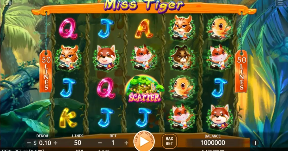 Miss Tiger Slot — screenshot