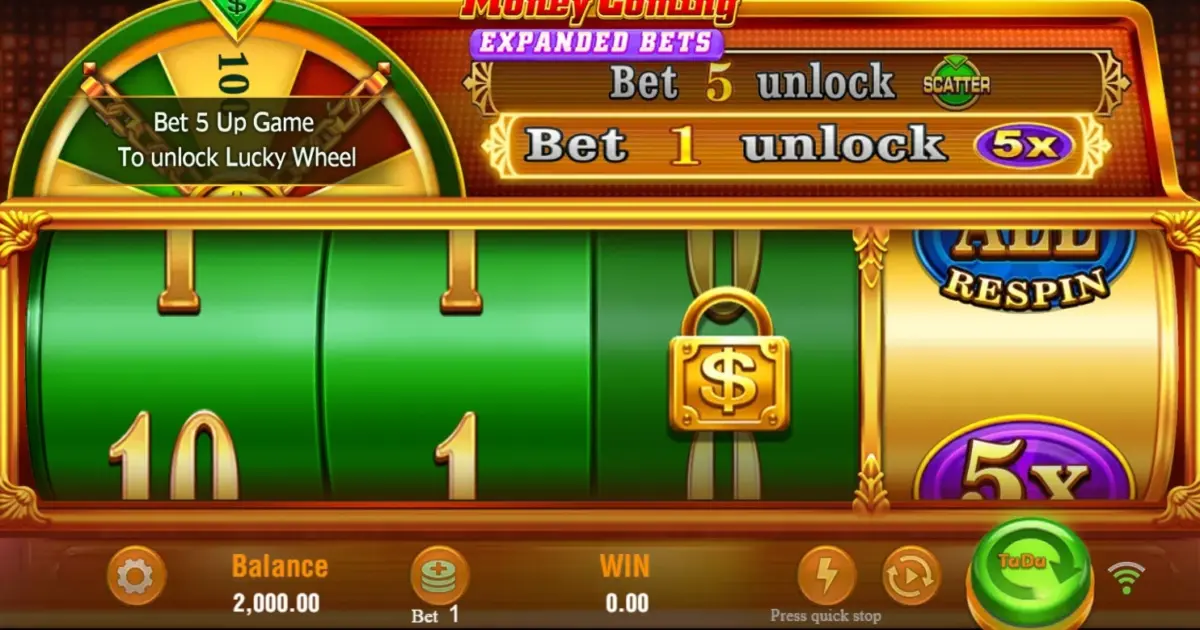 Money Coming Expanded Bets Slot — screenshot