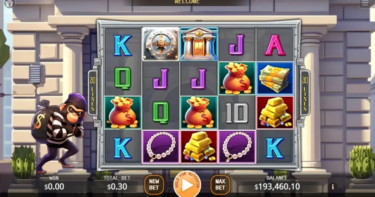 Monkey Heist Slot — screenshot