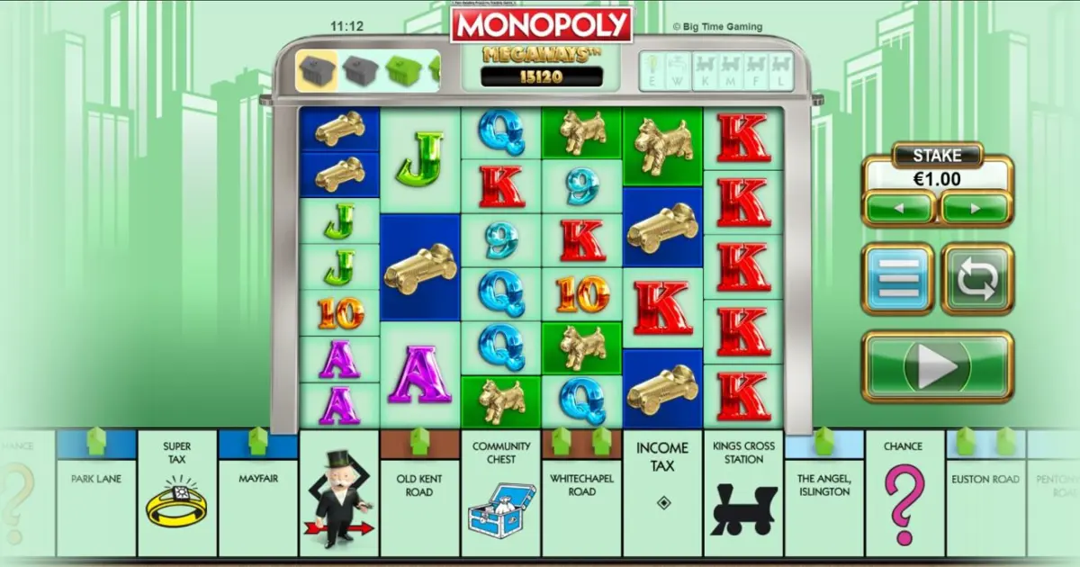 Monopoly Megaways — screenshot
