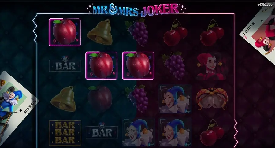 Mr and Mrs Joker Slot — screenshot