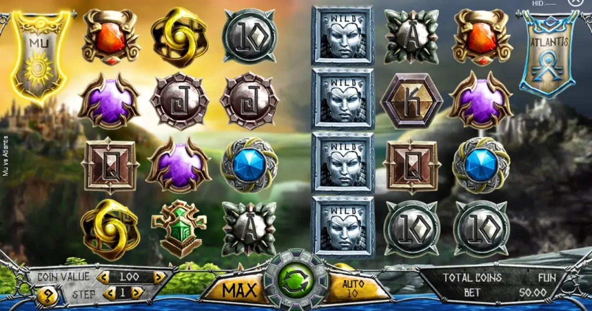 Mu vs Atlantis Slot — screenshot