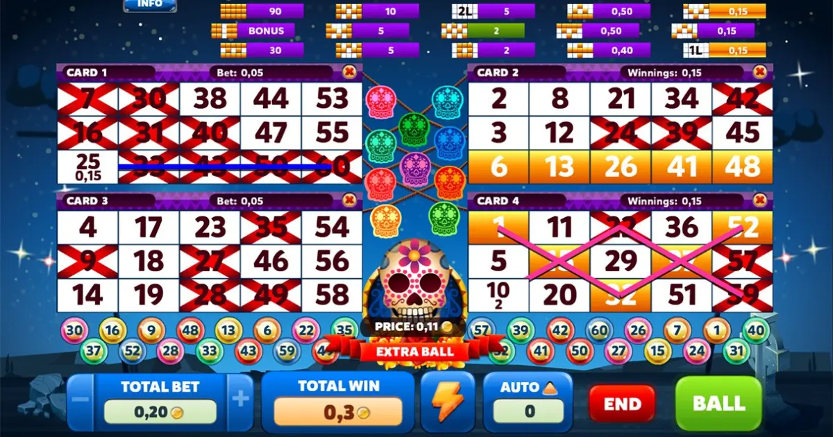 Muertitos Bingo — screenshot