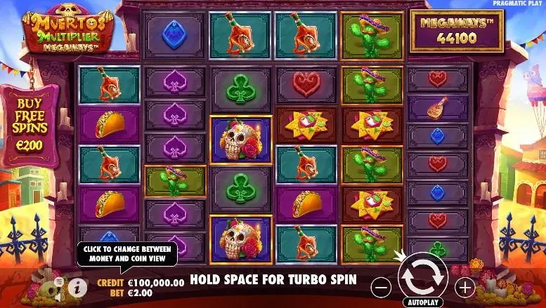 Muertos Multiplier Megaways — screenshot