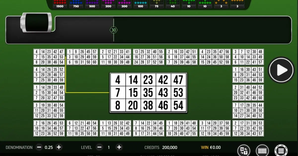 Multi Mega Full HD Bingo — screenshot