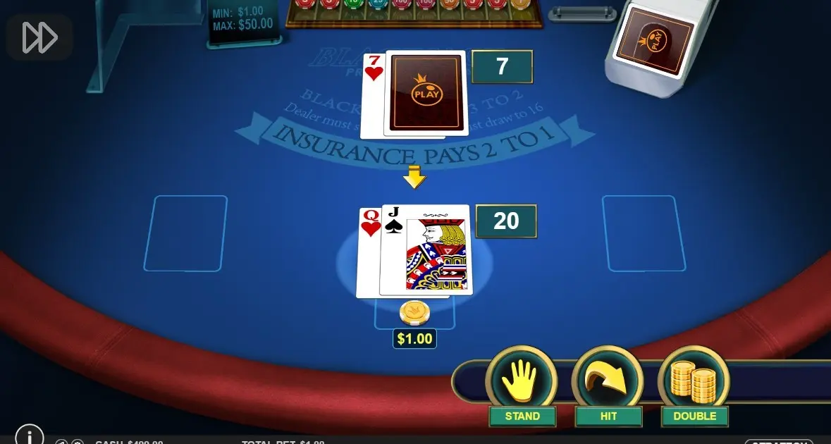 Multihand Blackjack — screenshot