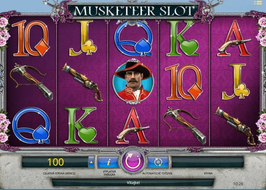 Musketeer Slot — screenshot