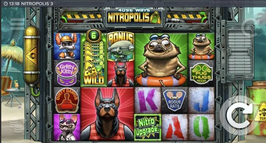 Nitropolis 3 Slot — screenshot
