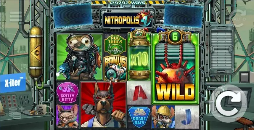 Nitropolis 4 Slot — screenshot