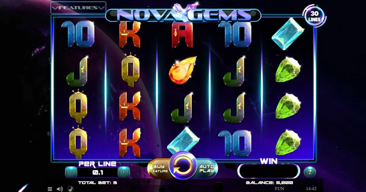 Nova Gems Slot — screenshot
