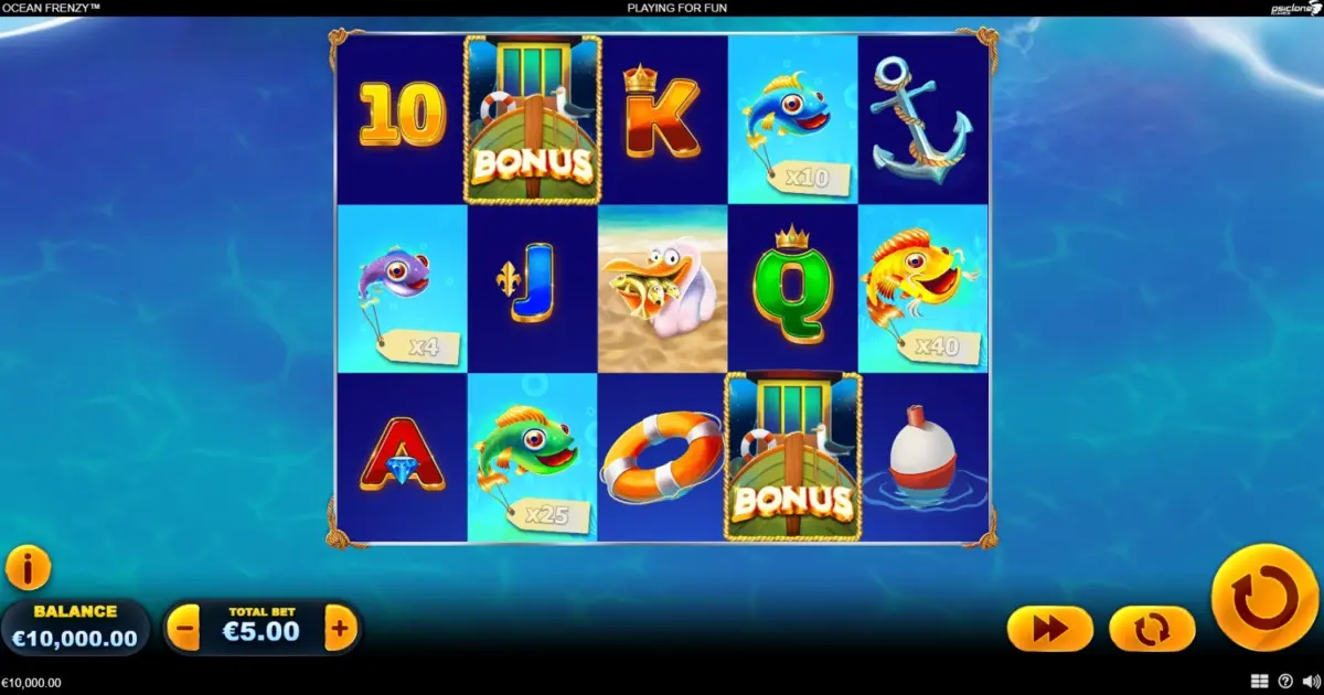 Ocean Frenzy Slot — screenshot