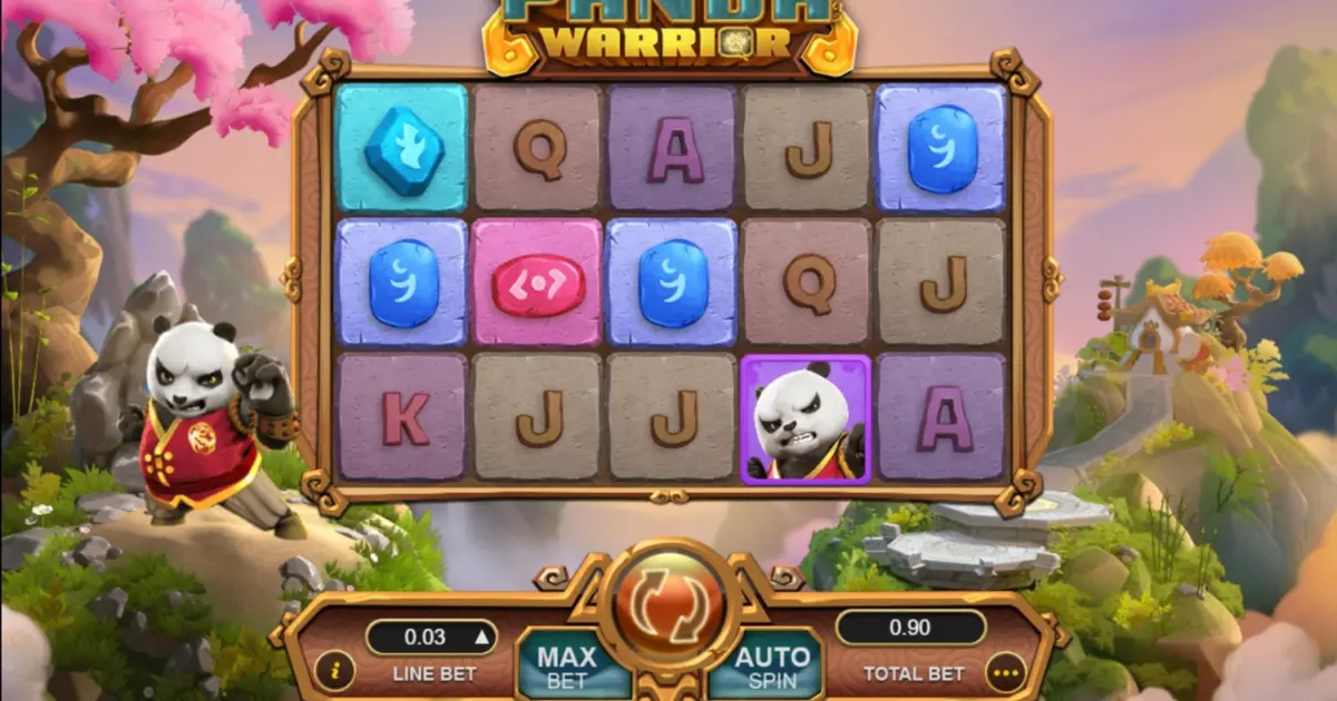 Panda Warrior Slot — screenshot
