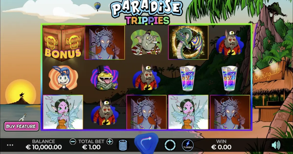 Paradise Trippies Slot — screenshot