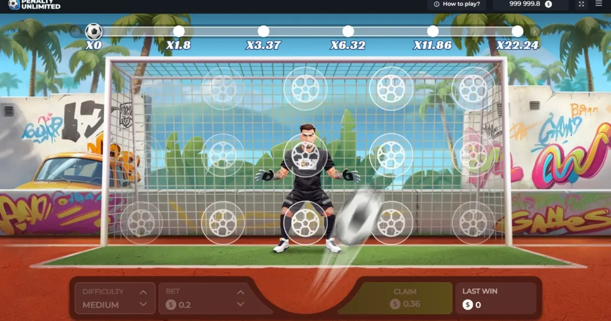 Penalty Unlimited Crash Game — screenshot