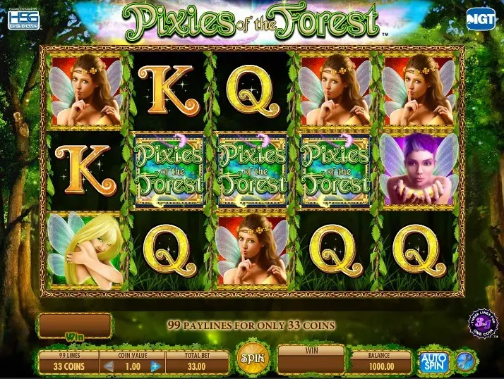 Pixies of the Forest Slot — screenshot