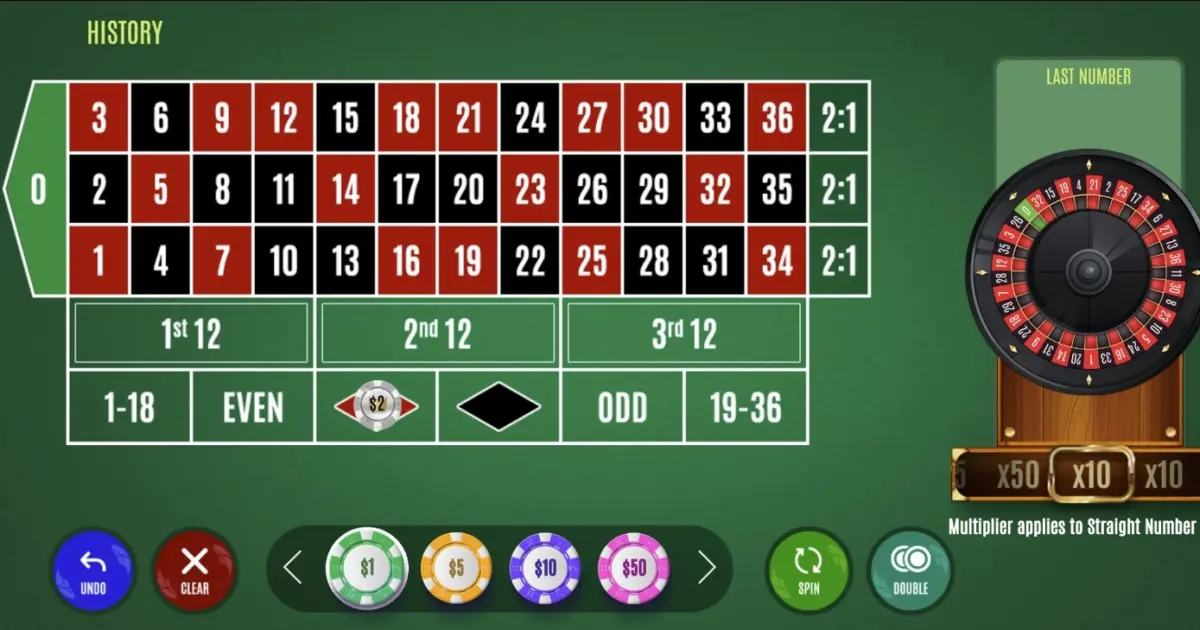 Platinum Chip Roulette — screenshot