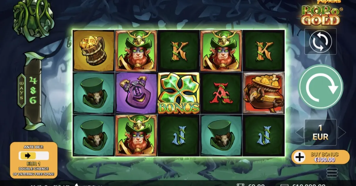 Pop O Gold Slot — screenshot