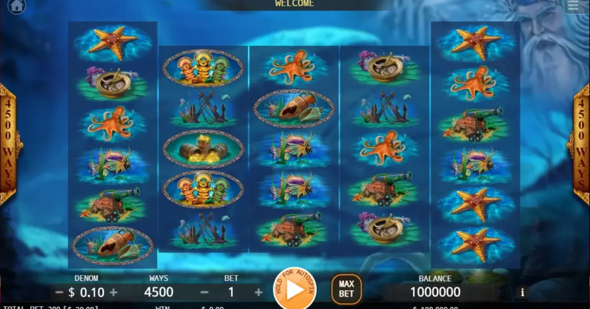 Poseidon’s Treasure Slot — screenshot