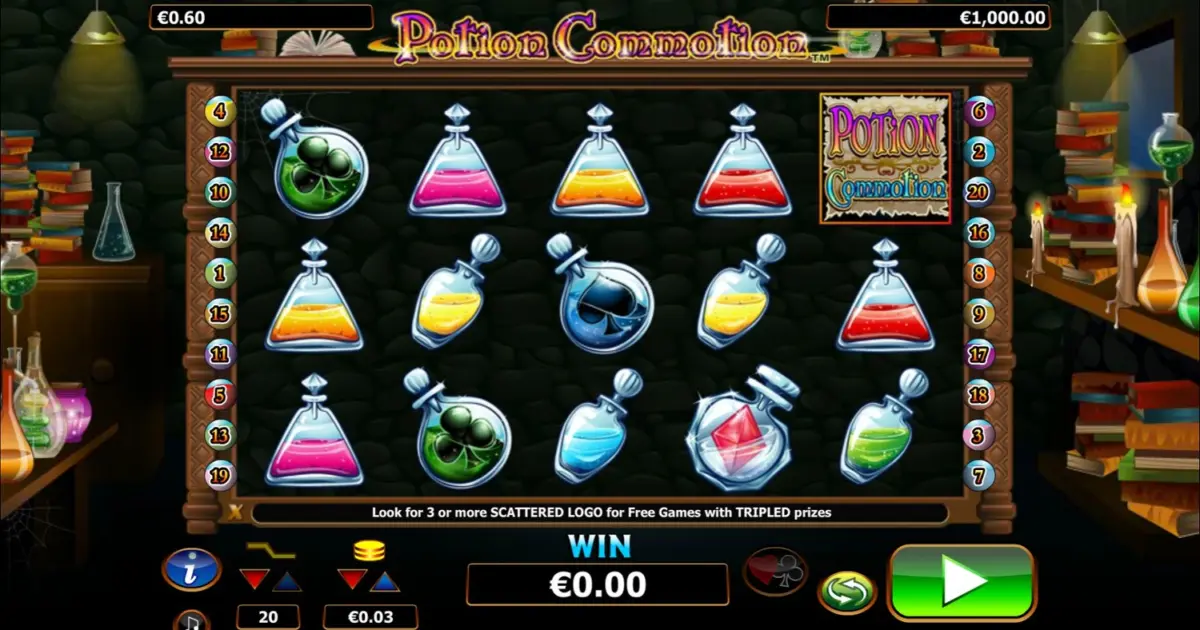 Potion Commotion Slot — screenshot