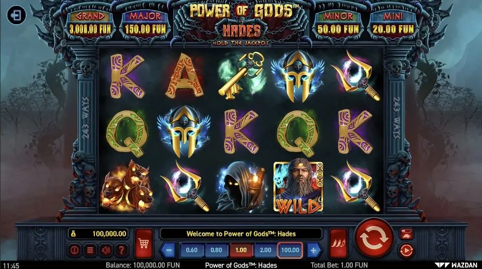 Power of Gods: Hades Slot — screenshot