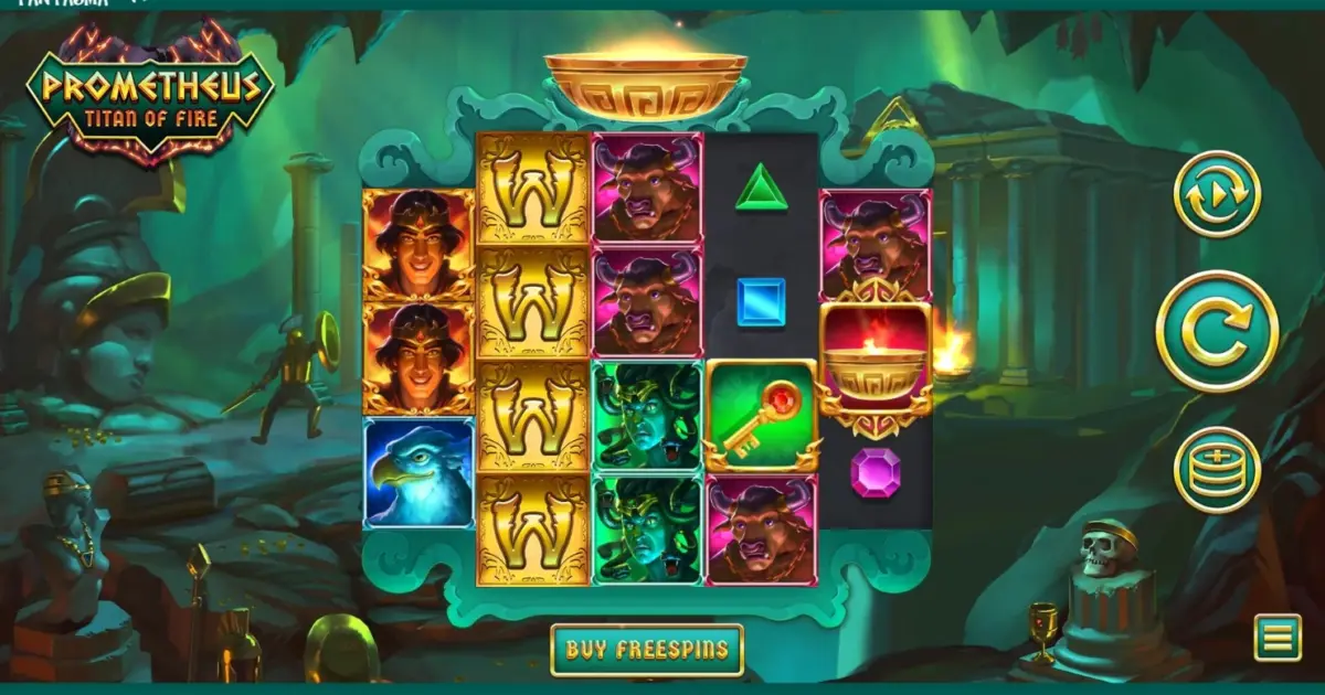 Prometheus Titan of Fire Slot — screenshot