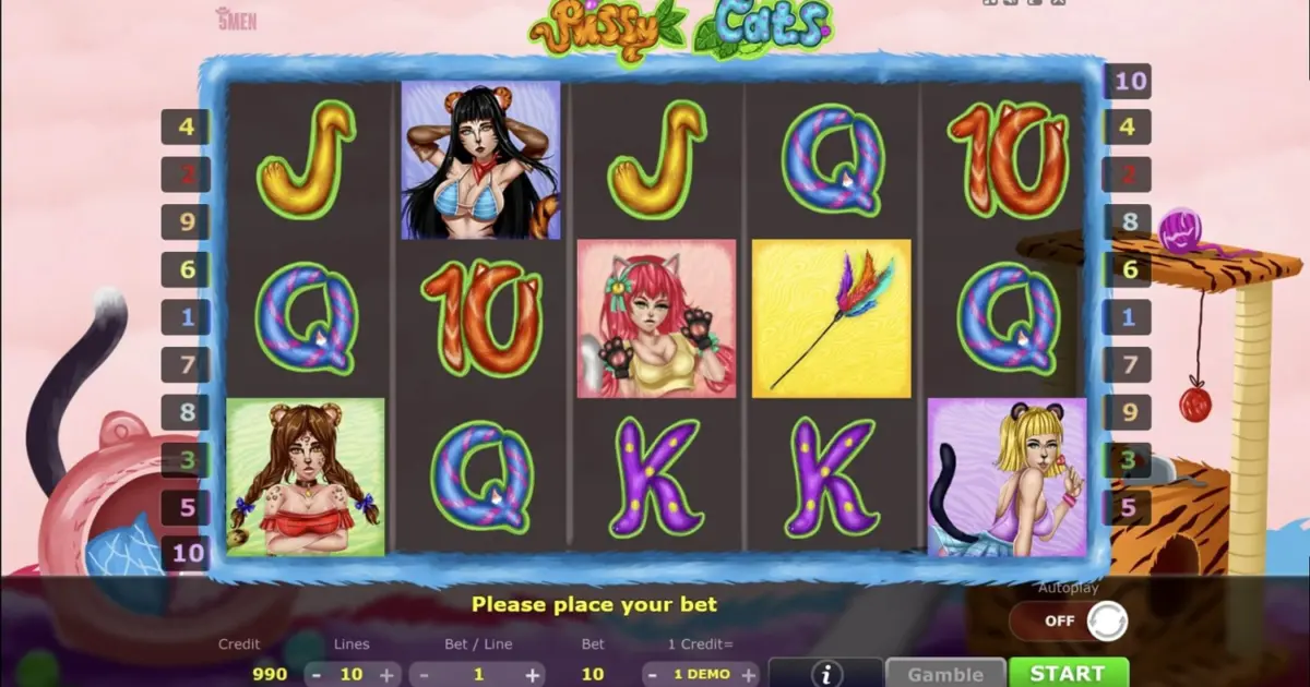 Pussy Cats Slot — screenshot