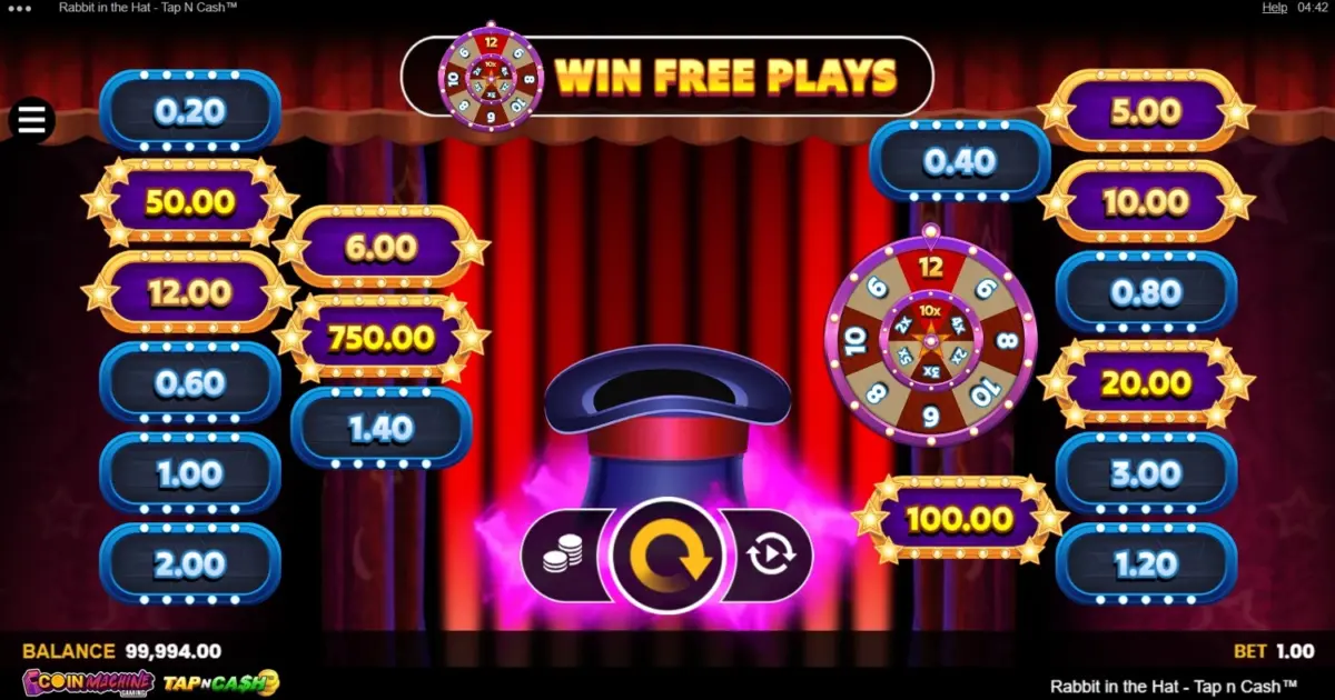 Rabbit in the Hat – Tap N Cash Slot — screenshot
