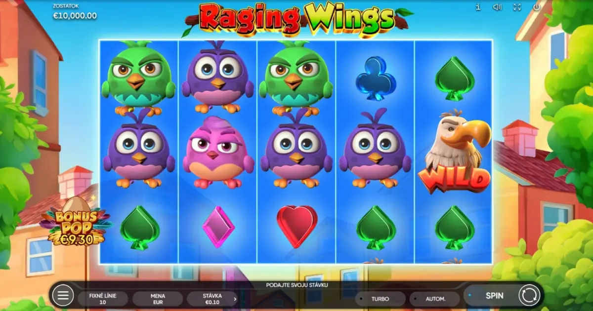 Raging Wings Slot — screenshot