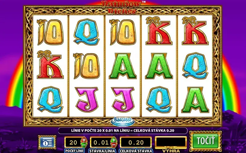 Rainbow Riches Slot — screenshot