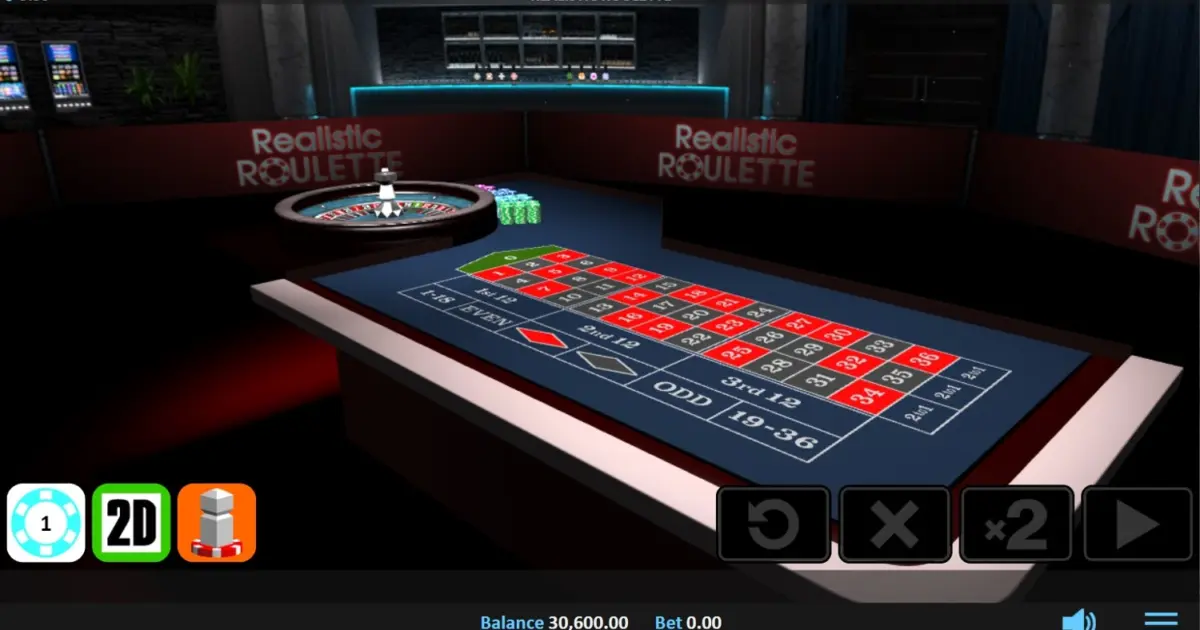 Realistic Roulette — screenshot