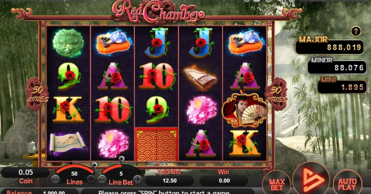 Red Chamber Slot — screenshot