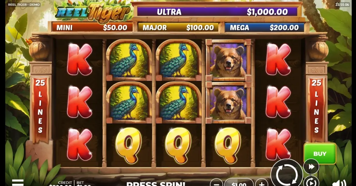 Reel Tiger Slot — screenshot