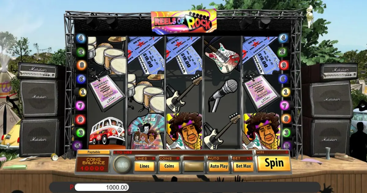 Reels of Rock Slot — screenshot