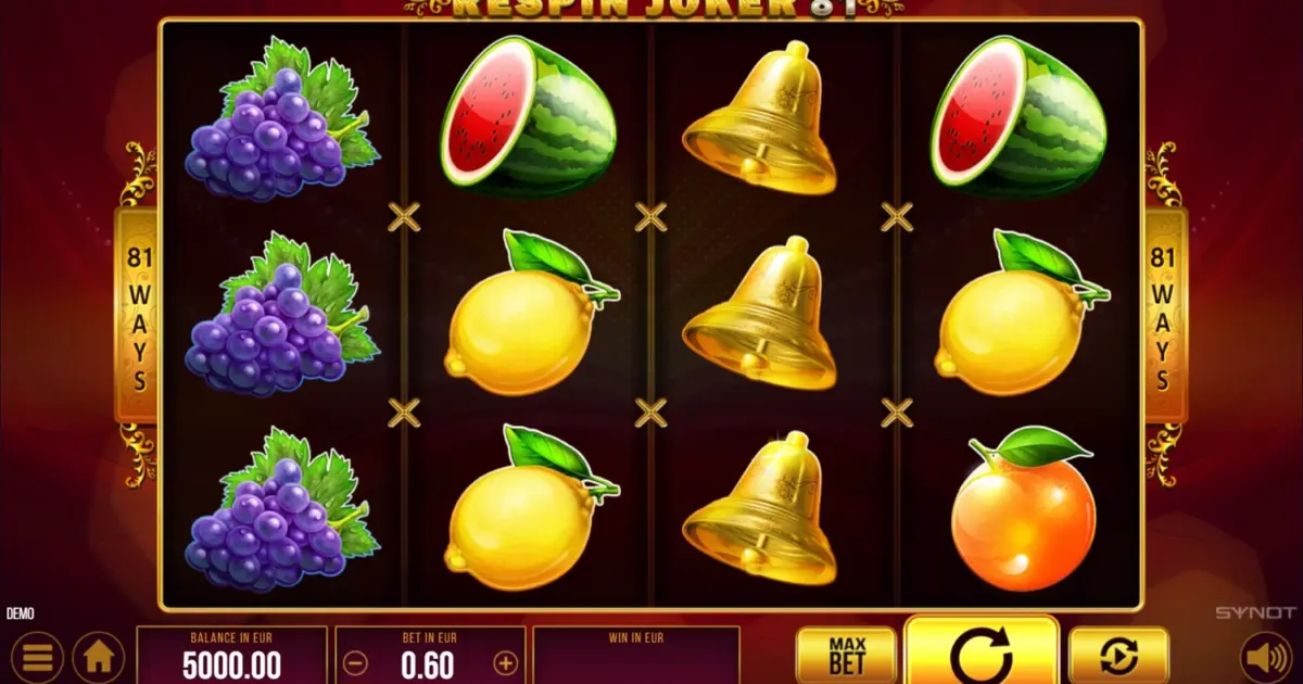 Respin Joker 81 Slot — screenshot