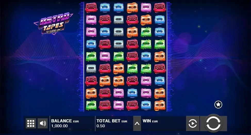 Retro Tapes Slot — screenshot