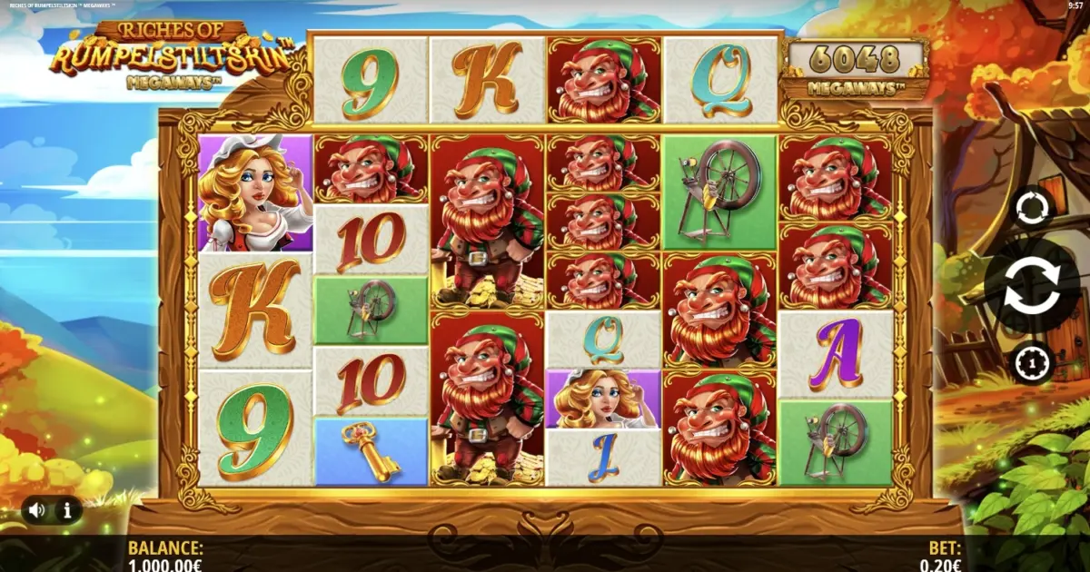 Riches of Rumpelstiltskin Megaways — screenshot