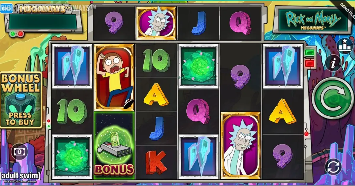 Rick and Morty Megaways — screenshot