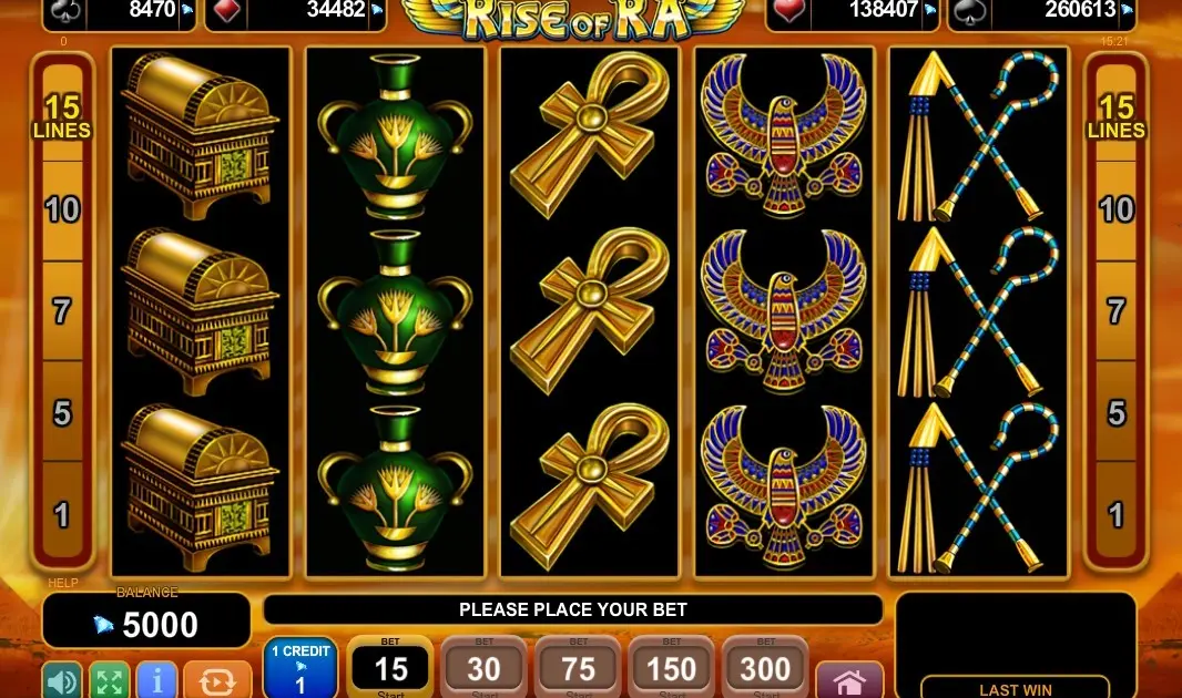 Rise of Ra Slot — screenshot