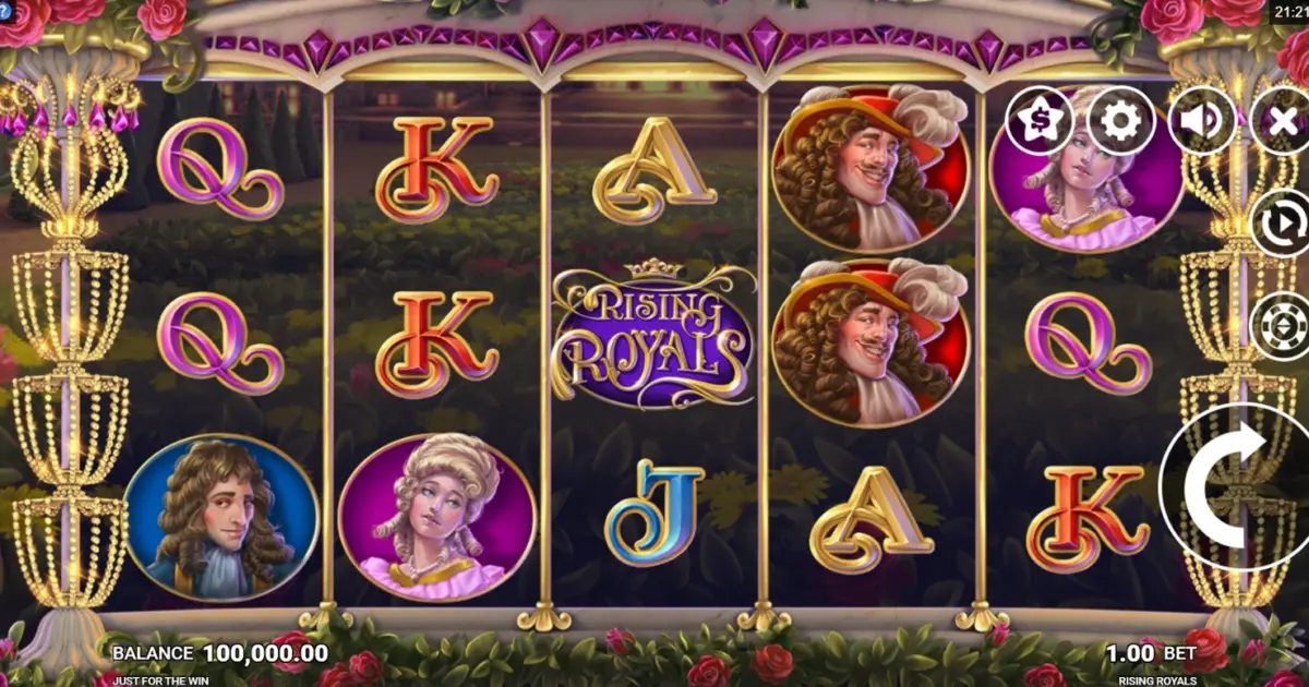 Rising Royals Slot — screenshot