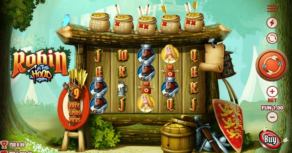 Robin in the Hood Slot — screenshot
