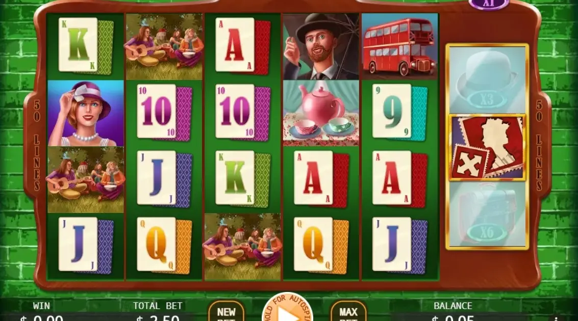 Romance In England Slot — screenshot