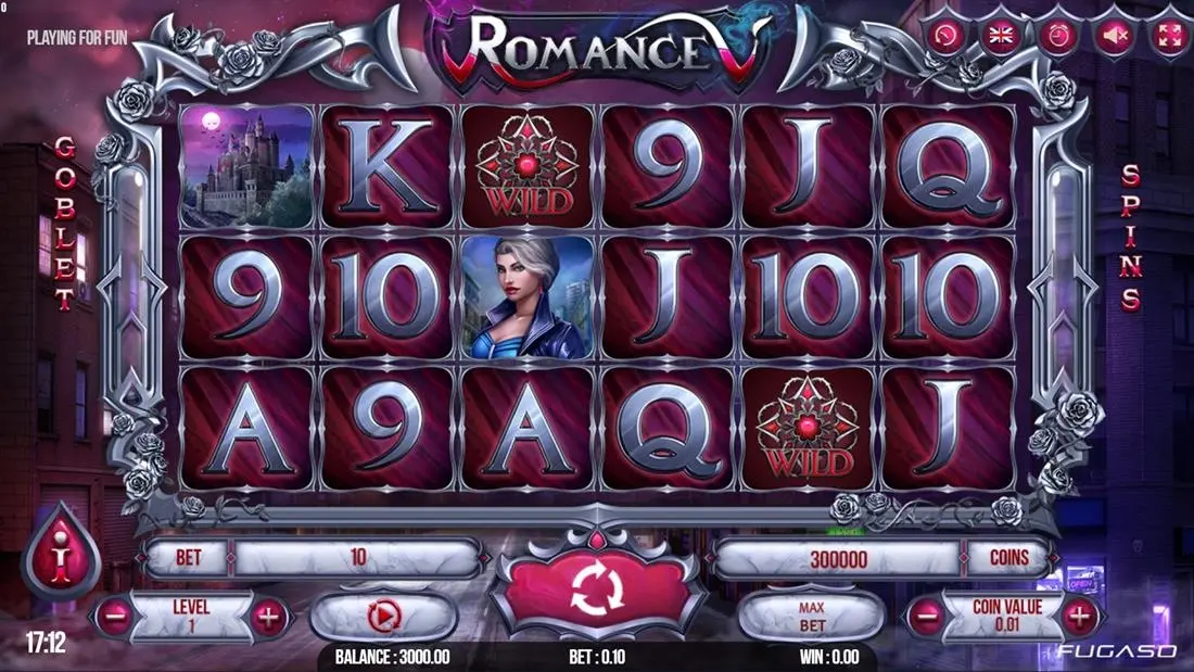 Romance V Slot — screenshot
