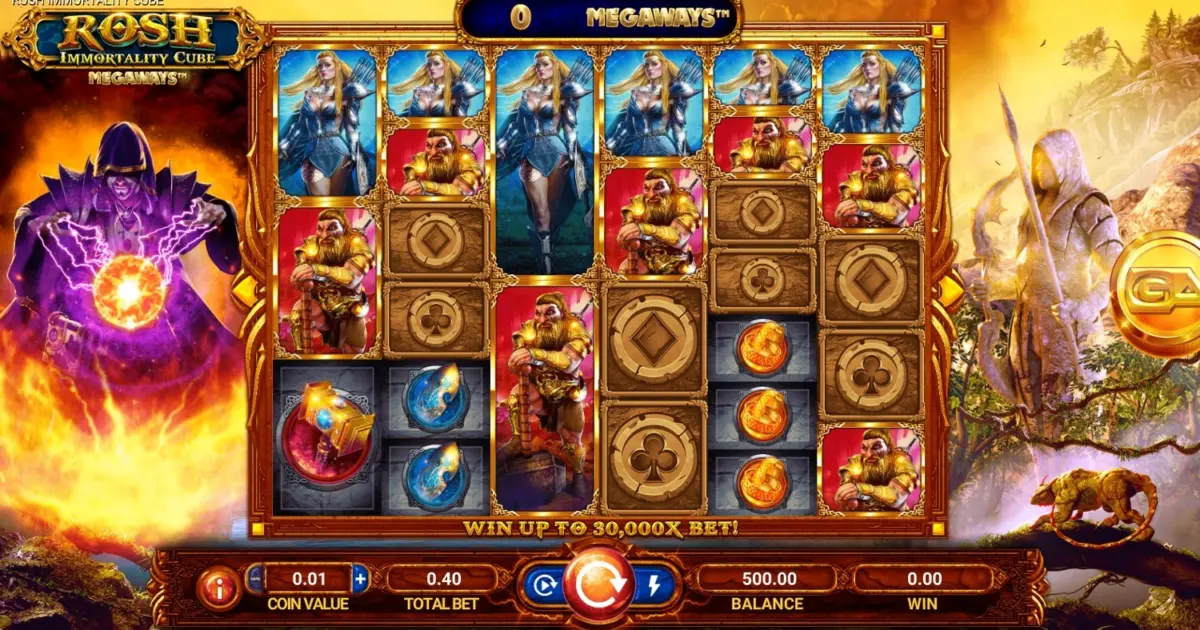 Rosh Immortality Cube Megaways — screenshot