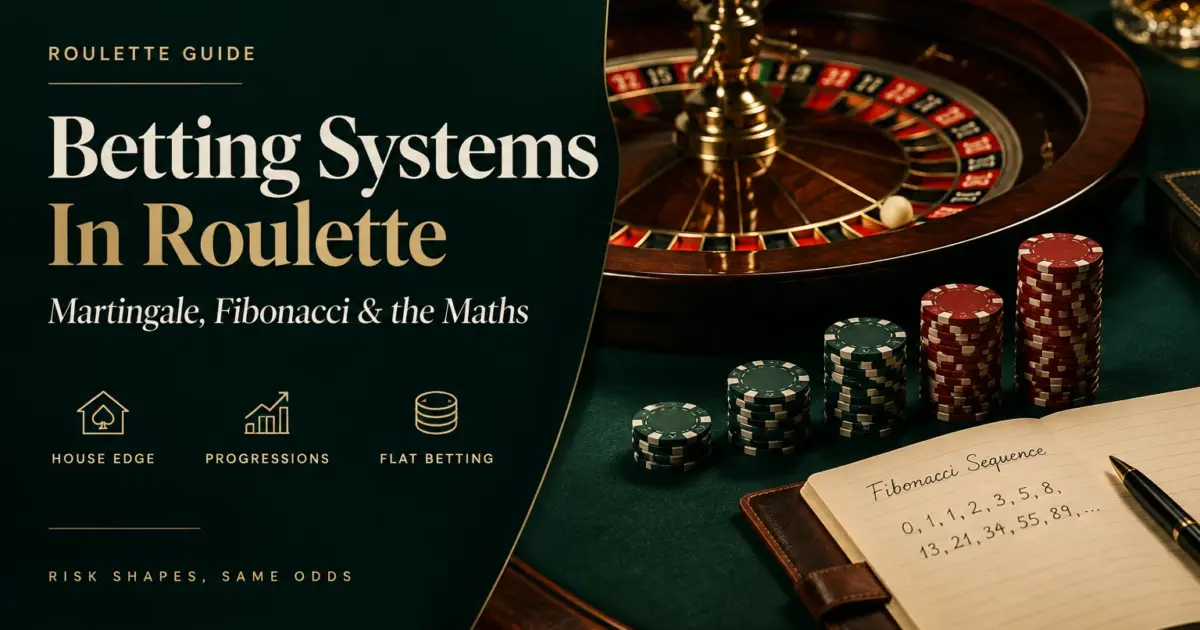 Betting Systems in Roulette: Martingale, Fibonacci and the Maths That Doesn’t Change