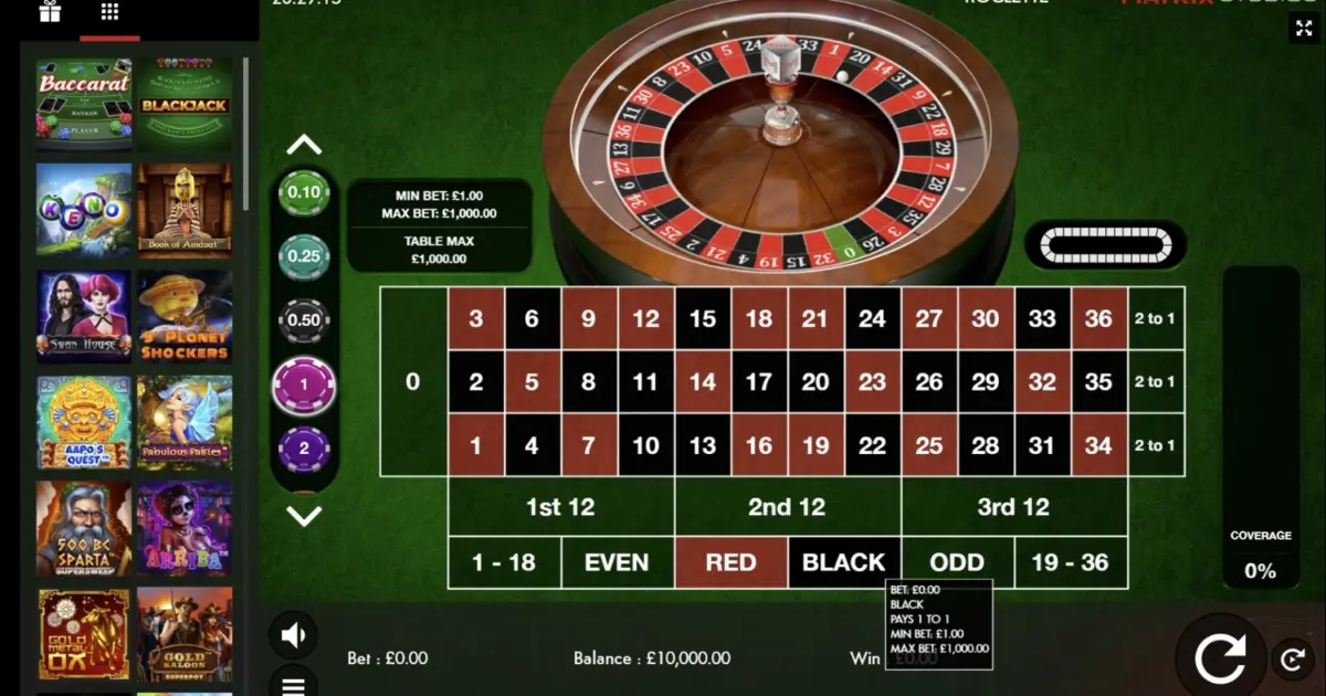 Roulette (Boldplay) — screenshot