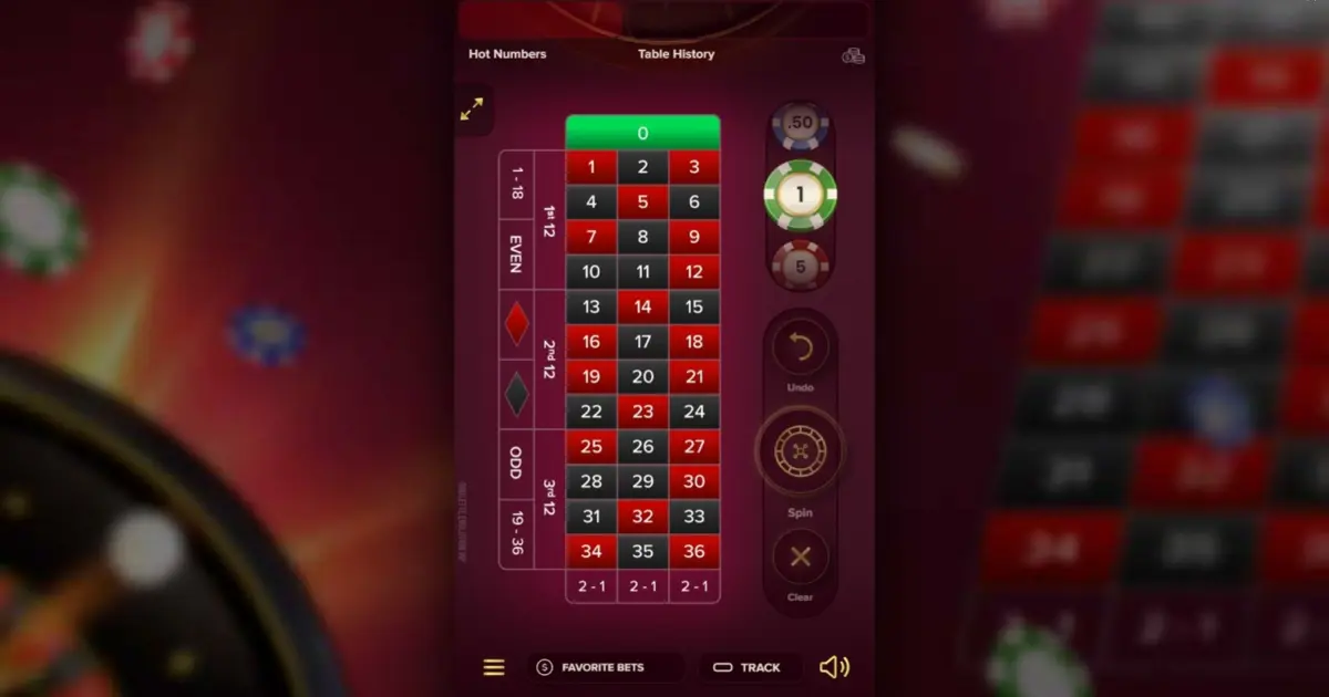 Roulette Evolution VIP — screenshot