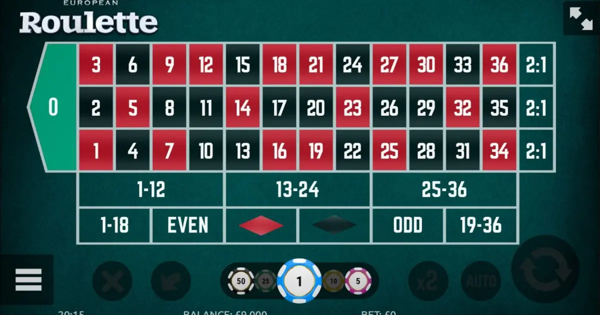 Roulette (Gluck Games) — screenshot